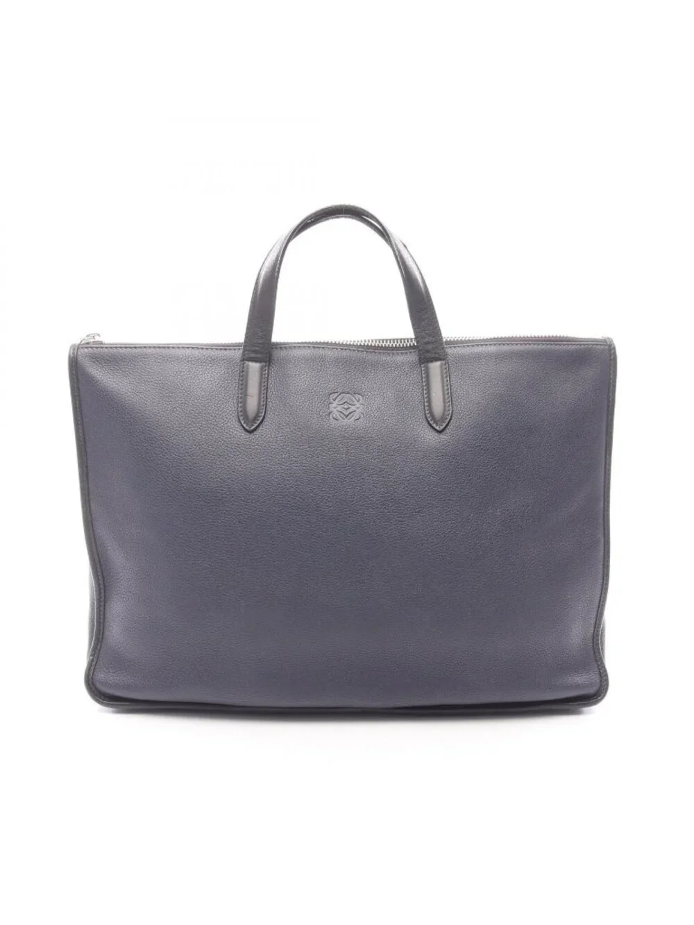 Loewe Briefcase Toledo Navy Leather